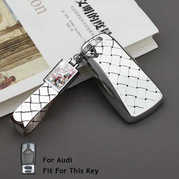 

Fits Perfect car key case set case bag fob For Audi A5 A6L QT S5 S7 8S S4 8W RS A4 A4L Allroad B9 Q5 Q7 TT TTS 8S 4m 2016 2017
