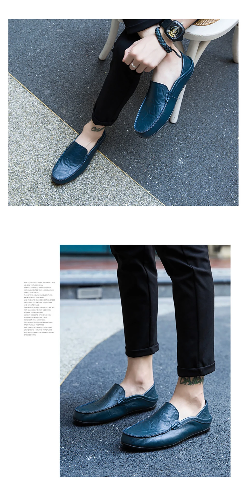 Модная кожаная мужская обувь; Повседневные Дышащие лоферы; мужские мокасины из натуральной кожи; удобная мужская обувь на плоской подошве; Водонепроницаемая Обувь