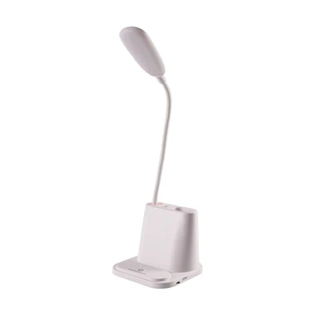 

High Quanlity-USB Phone Bracket Pen Organizer LED Table Lamp Multifunctional Bedside Reading Table Night Lighting Lamp