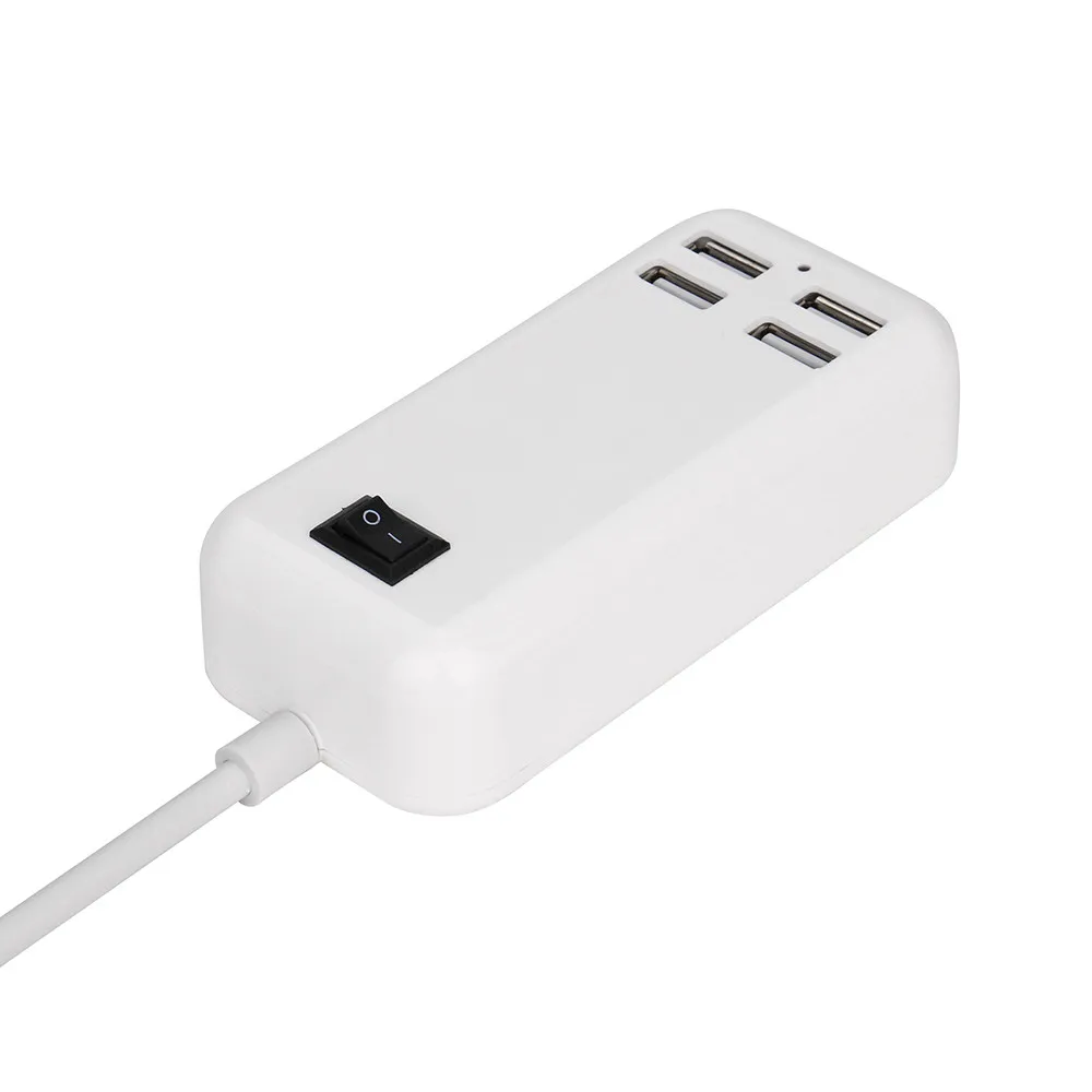 MOSUNX 6-портовое USB 30W Настольный Многофункциональный быстрое зарядное устройство переменного тока Адаптеры питания США/ЕС для Apple iphone Для samsung Galaxy