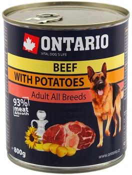 

ONTARIO ONTARIO for adult dogs with beef and potatoes