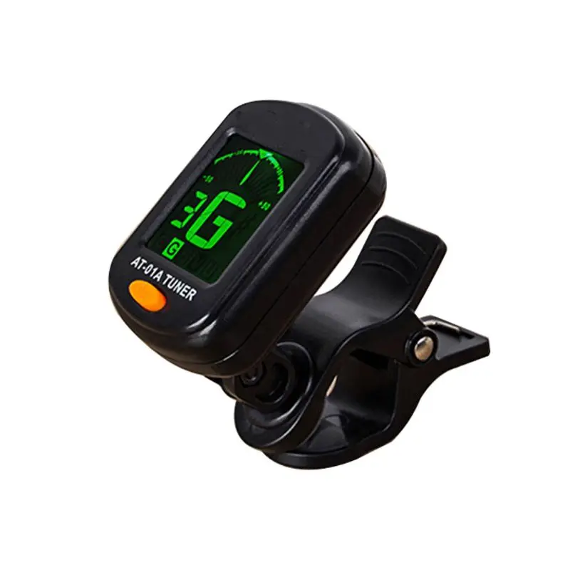 

Clip-on Tuner for Second-order Bass Ukulele AT01A Chromatic Tuning Modes Quality