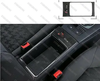 

Carbon Fiber Interior Trims Storage Box Frame Covers for 2013-2016 Audi A3