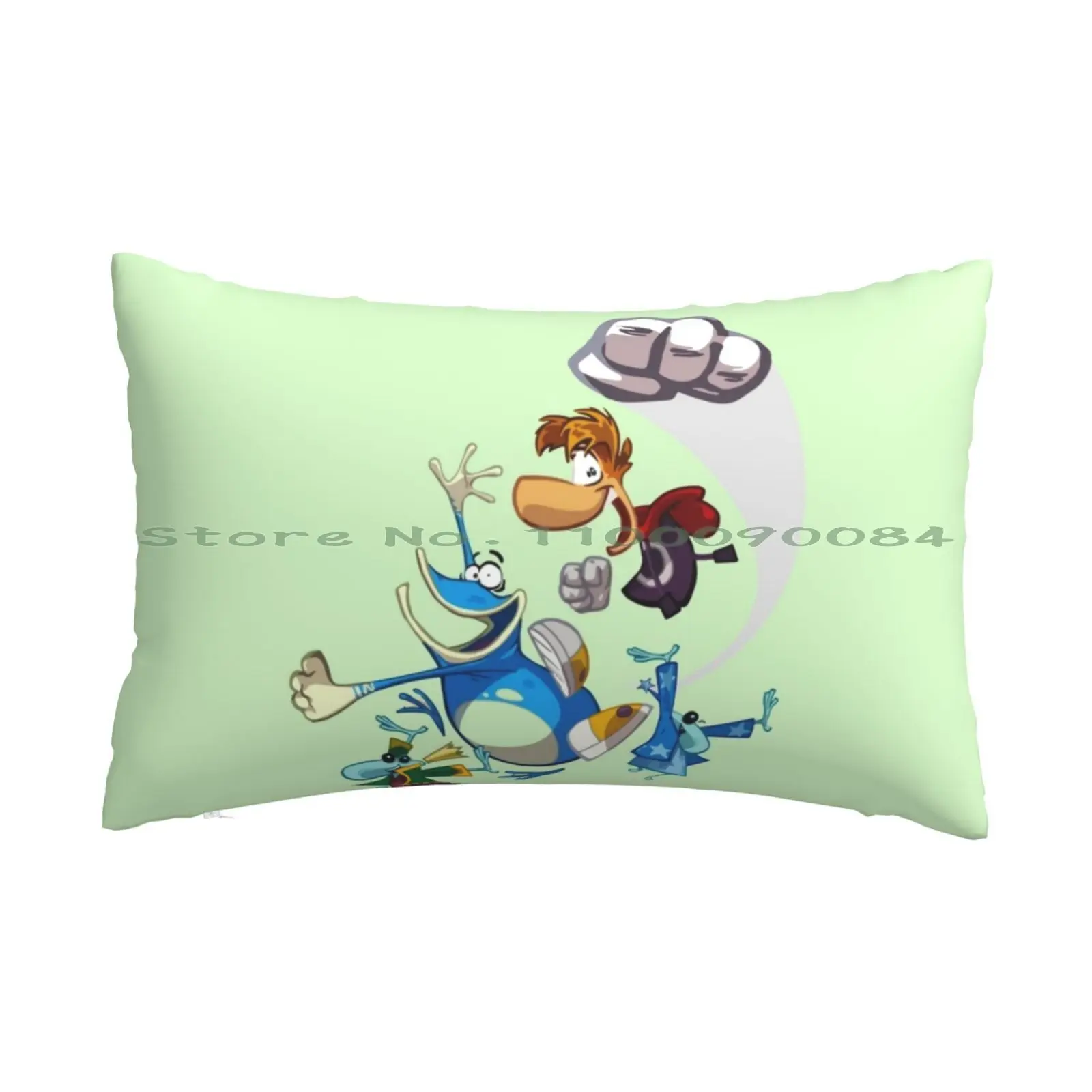 Federa Per Cuscino Rayman E Globox 20X30 50*75 Divano Camera Da Letto Rayman Ray Man Personaggio Caricatura Gamer Giochi Geek Console Per Computer