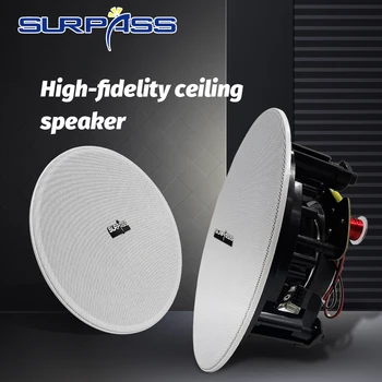

smart home Hi-Fi Stereo Frameless in Ceiling Speaker 20W home theater Audio subwoofer Fashion coaxial Wall-mounted Loundspeaker