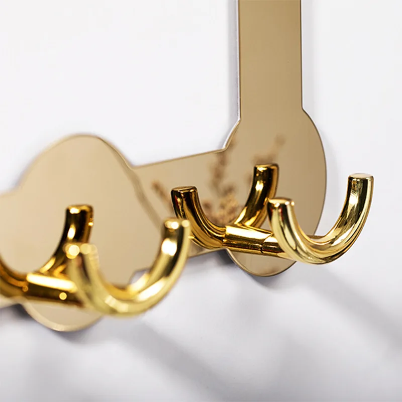 Metal Hanger Storage Holder Over-The-Door Hook Rack Hanging Coat Hat Towel Bag Household