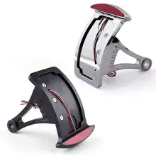 Areyourshop Универсальный Для Honda Для Yamaha для Suzuki Боковое крепление оси черная заготовка Кронштейн номерного знака задний фонарь Led Fit