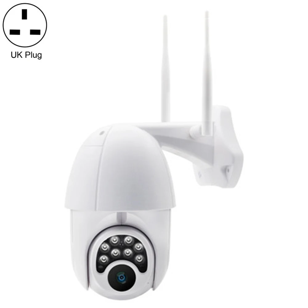 UK plug 1080P wifi ip-камера, беспроводная уличная камера безопасности, домашняя камера безопасности, wifi камера видеонаблюдения, HD камера для домашней безопасности, ИК-камера - Цвет: UK plug