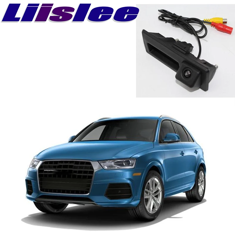 

LiandLee Car Trunk Handle Rear View Reversing Parking CameraFor Audi Q3 8U 2011~2019