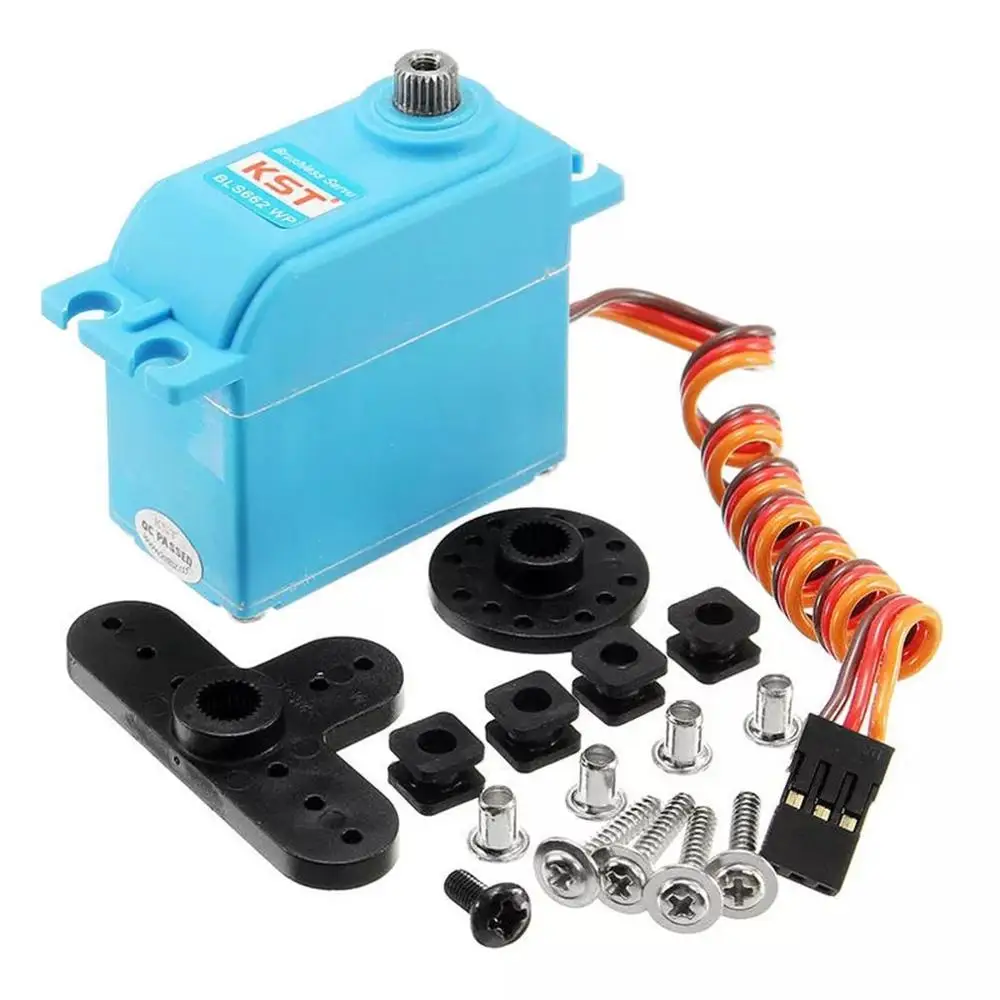 

NEW KST BLS662WP V2.0 25KG 8.4V Brushless Waterproof Digital Servo 2 Ball Bearing Servo For RC Model Car