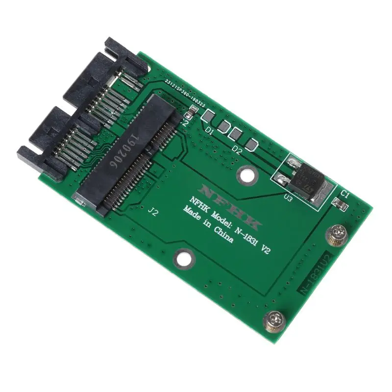Mini PCIe PCI-e mSATA SSD до 1 8 &quotMicro SATA Интерфейс адаптер конвертер карта для ПК