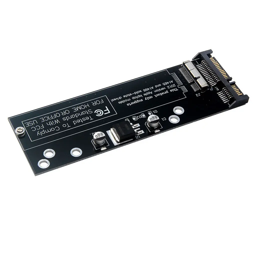 SSD на SATA адаптер карты для 2012 MacBook Air A1466 A1465 A1398 A1425 высокой мощности LDO чип