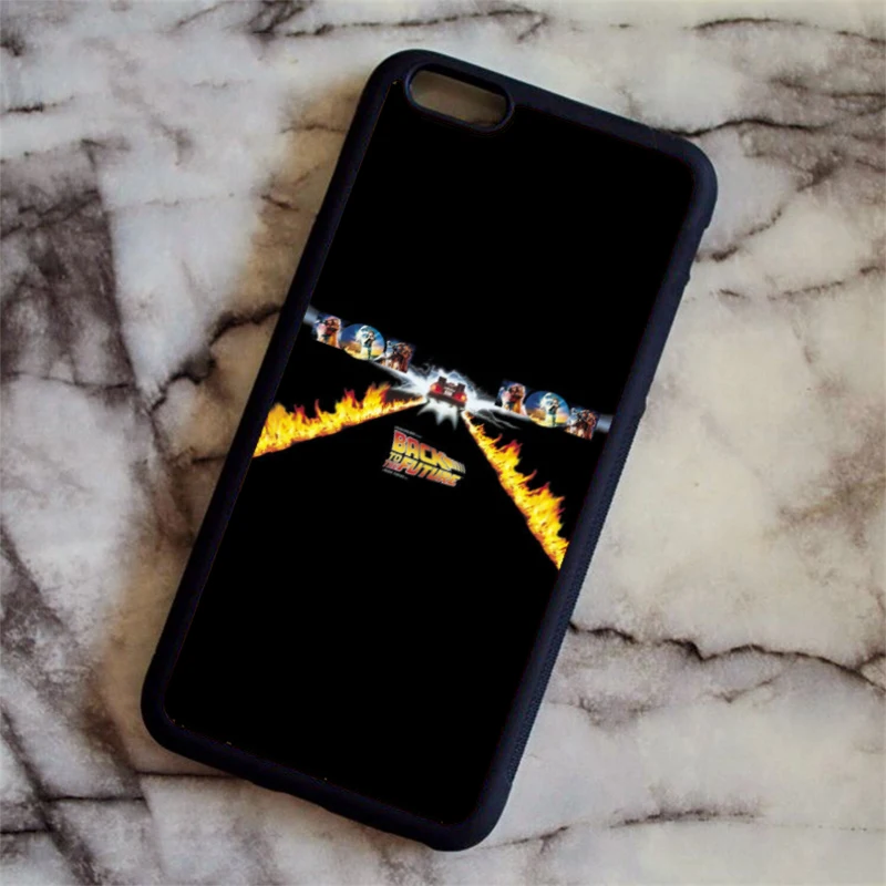 KETAOTAO Назад в будущее чехлы для телефонов с принтом для iPhone 4S 5C SE 5 5S 6 6S 7 8 Plus XR XS Max Чехол Мягкий ТПУ резиновый силиконовый - Цвет: Фиолетовый