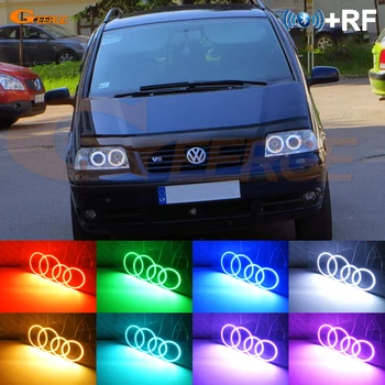 

RF remote Bluetooth APP Multi-Color Ultra bright RGB LED Angel Eyes For Volkswagen VW SHARAN Seat Alhambra Facelift 2000-2010