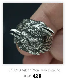 EYHIMD кольцо-печатка из нержавеющей стали в виде вороны и черепа, мужские кольца в стиле панк, кольца-Ворон, байкерские кольца, уникальные ювелирные изделия в готическом стиле