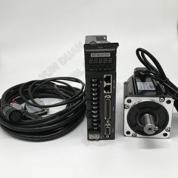 

Cheap! 750w NEMA32 80mm 220V 2.4Nm 3000r/min Modbus RS485 AC Servo Motor Drive Kits Replace Delta for CNC Mouth Mask Machine