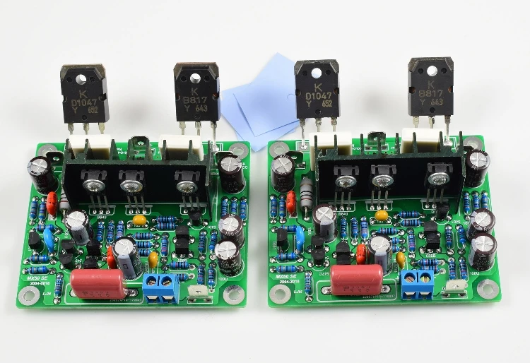 NEW 2PCS HiFi MX50 SE 2.0 Dual Channel 2x 100W Stereo Power Amplifier DIY KIT And Finished Board | Электроника