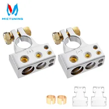 MICTUNING автомобильный батарейный клеммный соединитель Комплект 2/4/8/10 AWG положительный отрицательный автомобильный батарейный пост зажим для автомобиля авто Караван морской MICTUNING автомобильный батарейный клеммный соединитель Комплект 2/4/8/10 AWG положительный отрицательный автомобильный батарейный пост зажим для автомобиля авто Караван морской