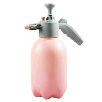 

Watering Pot Large Capacity Vapour-Pressure Type Sprinkling Can Sprayer for Watering Sterilizing( Pink/Blue, 2L)
