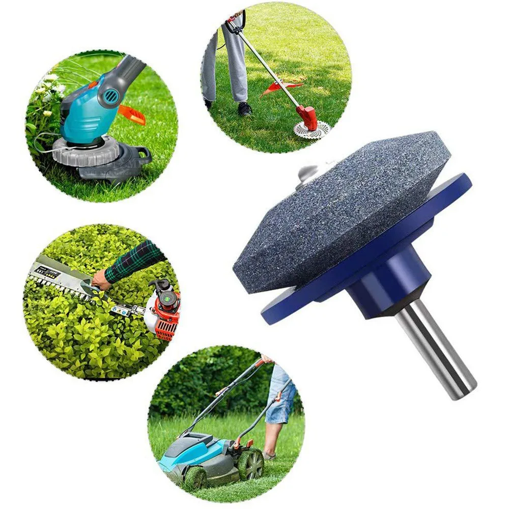 50MM Universal Lawn Mower Faster Blade Sharpeners Grinding Power Hand Drill Lot