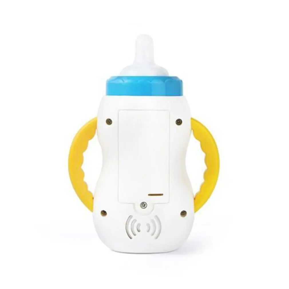 Baby Kids Safe Sound Music Light Milk Bottle Learning Musical Feeding Tool Early Educational Baby Bottle Toys Baby Kids Random