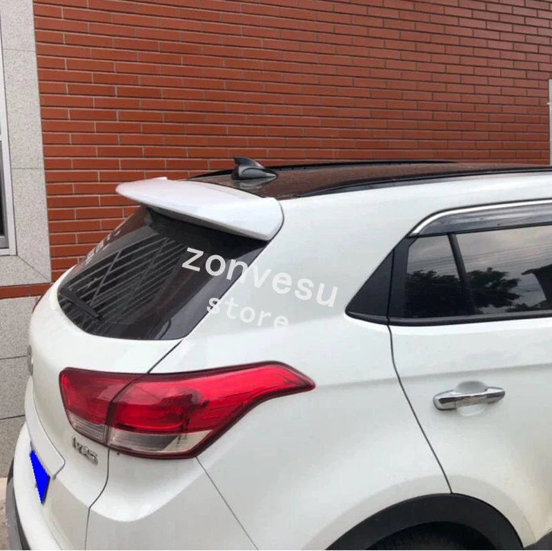 Спойлер для Hyundai Ix25 2015-2017 года выпуска из АБС-пластика и углеродного волокна