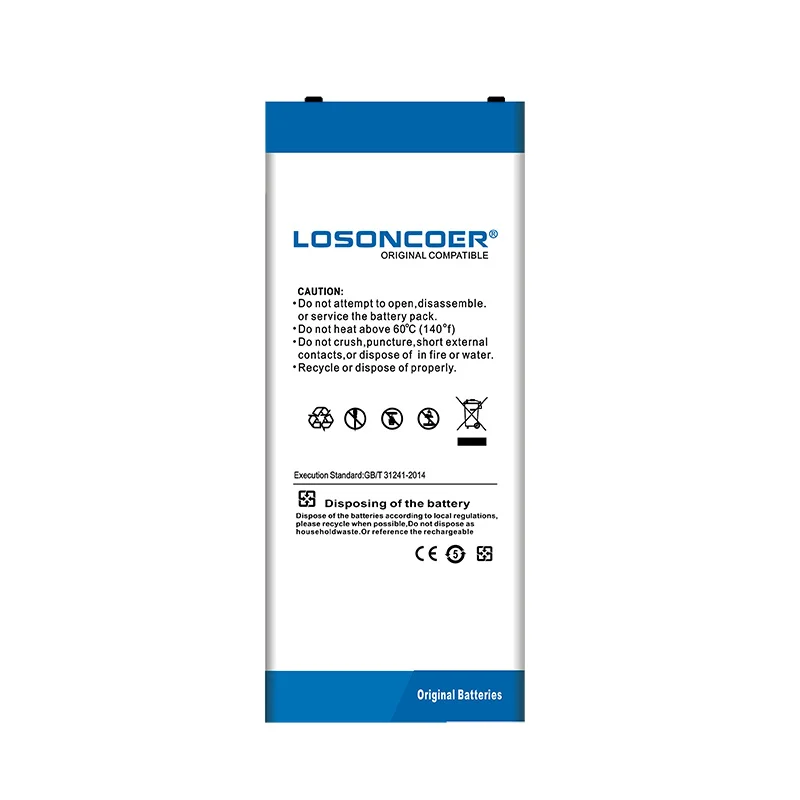 LOSONCOER 2500 мАч 9F батарея для Gretel A7 мобильного телефона высокое качество запасной