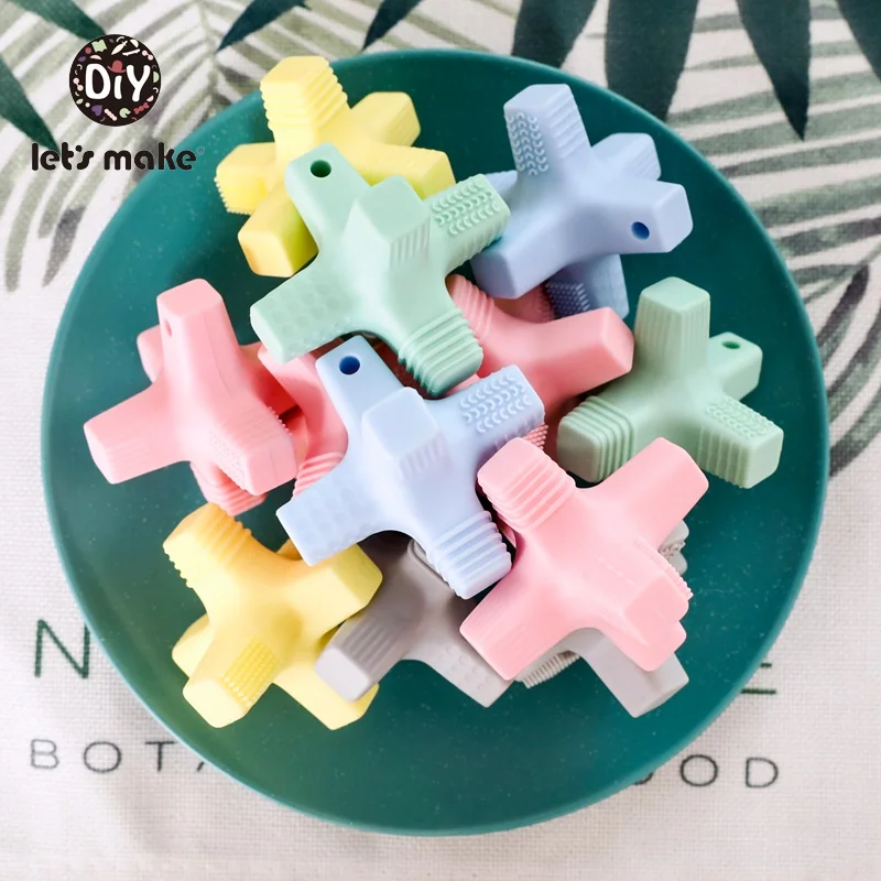 10 шт. Силиконовые Прорезыватели для зубов из ПВХ | Мать и ребенок