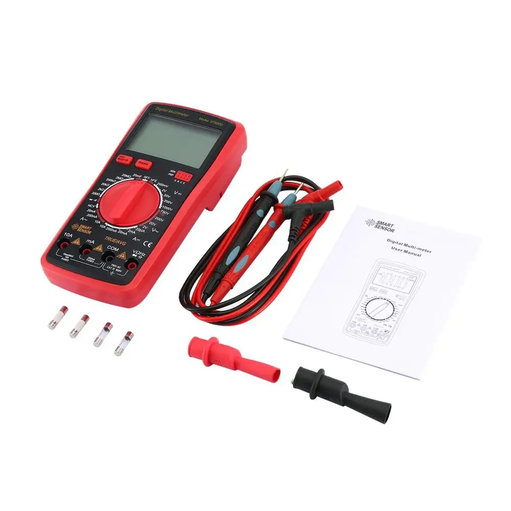 

High Precision Digital Multimeter Electrician Household Maintenance Handheld Digital Display Burn Protection ST890D Multimeter