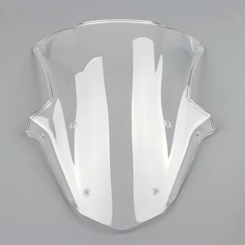 Areyourshop 6 цветов для Kawasaki ZX10R 2011-1015 мотоцикл лобовое стекло ветер экран двойной пузырь ABS ветер экран черный дым - Цвет: Clear