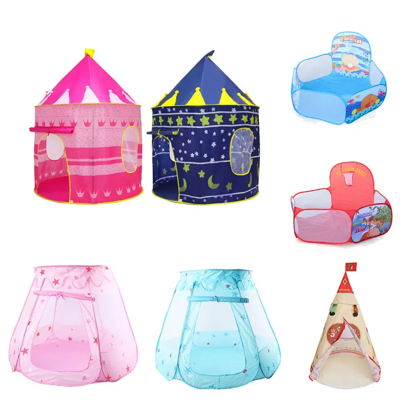 

Baby Play Tent Portable Foldable Folding Tent Children Play House Outdoor Toys Tents Castle Ocean Ball Pool For Baby Kids Gift