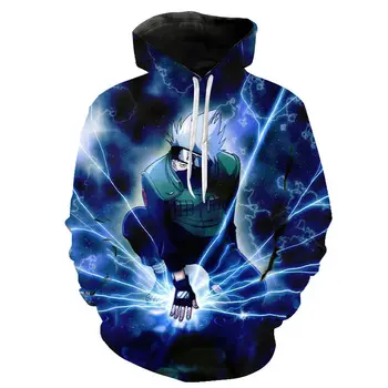 

2020 New Cool Anime Naruto Hoodies Men Women Children pullovers 3D Hooded Sweatshirts Naruto Printed Pullover Boy/Girl Coat