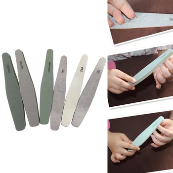 

6pcs Portable Manicure Sandpaper Professional DIY Pedicure Buffing Tools Slim Salon Nail File
