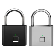 Smart Keyless Fingerprint Vorhängeschloss USB Aufladbare Türschloss Schnell Entsperren Zink-legierung Anti-Diebstahl Vorhängeschloss Für Schublade Koffer Taschen