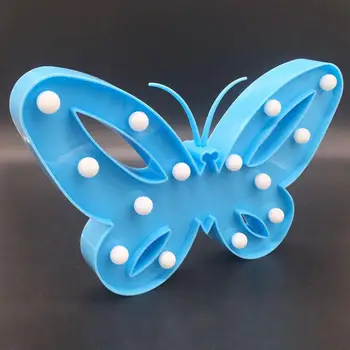 

Night Light LED Light Novelty Cute Premium Stylish Warm White Standing Butterfly Crown Shell Modeling Xmas Party Home Room