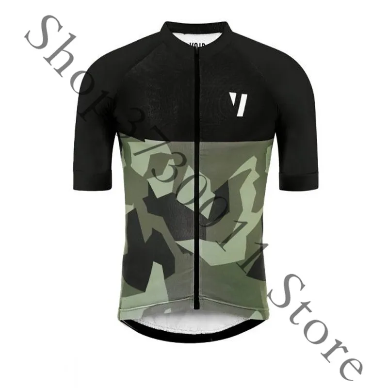Темно-серый Ropa ciclismo Hombre VOID мужская летняя спортивная одежда для велоспорта с коротким рукавом для гонок, горного велосипеда Pro team, велосипедная майка - Цвет: Темно-серый