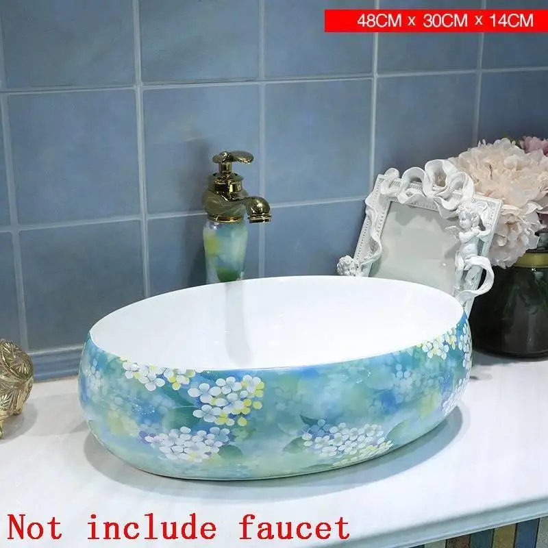 Nablatowa Evier Wastafel Cuba Para Banyo Waschtisch Black Lavandino Vanity De Mano Pia Banheiro Lavabo раковина для ванной комнаты - Цвет: MODEL K