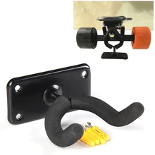 Skateboard Wall Mount Longboard Storage Display Holder Buckle Metal Hanger Rack