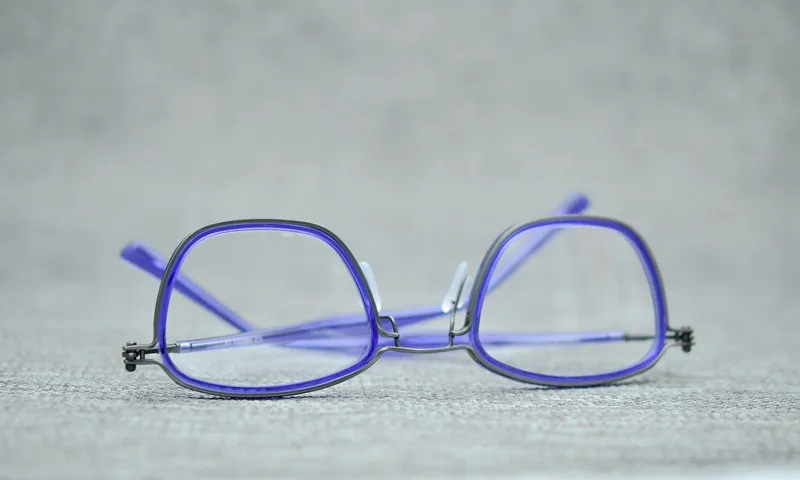 Belight оптическая Япония дизайн Мужская итальянская ацетатная маленькая Ретро Винтажные Рецептурные очки Оптические очки с оправой