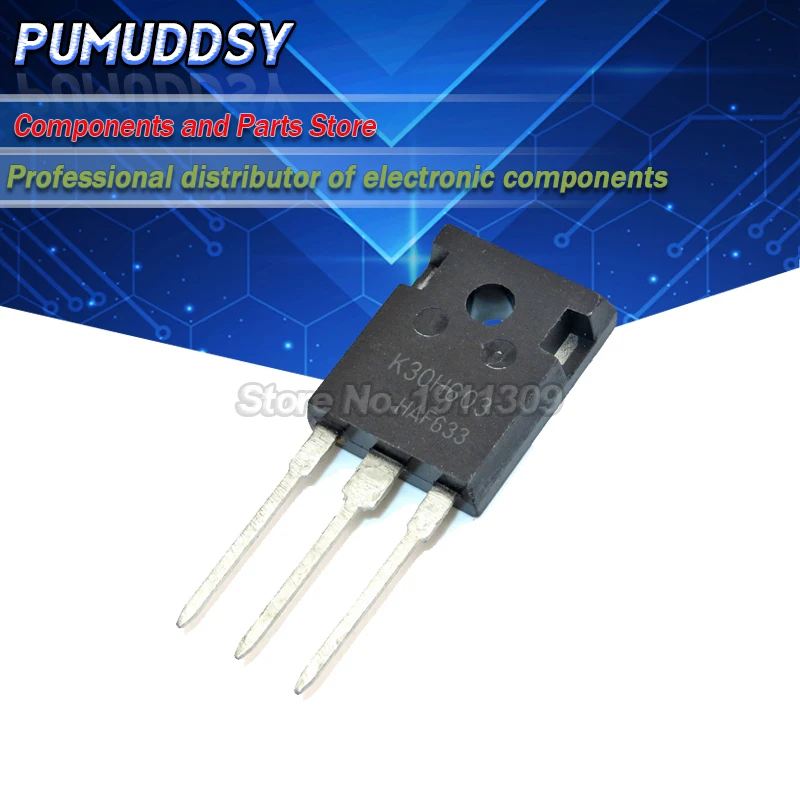 5 шт. IKW30N60H3 K30H603-247 IKW30N60 IGBT транзистор 600V 30A 187 ватт IC | Электронные компоненты и