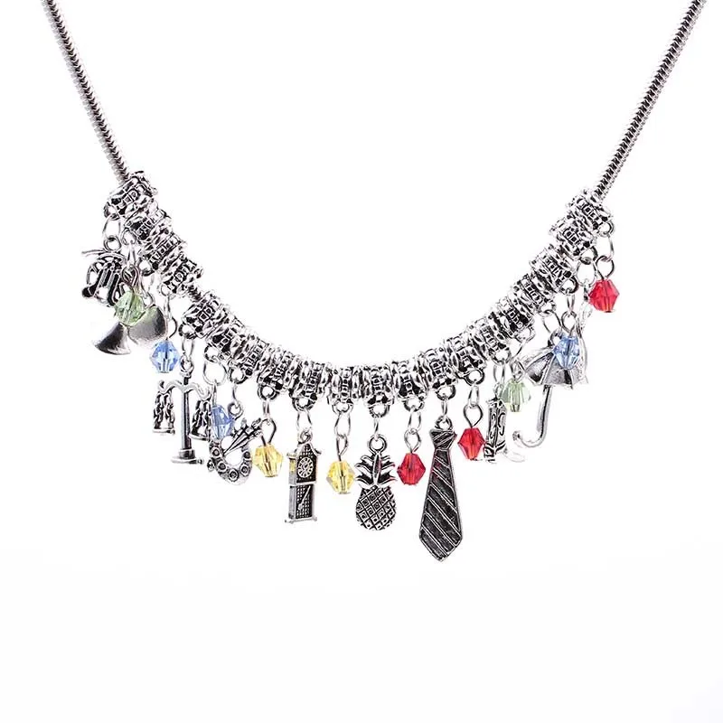 

Europe And America Films And Television Products Women's Necklace Ally si meng Youxian Combination Necklace Small Gifts