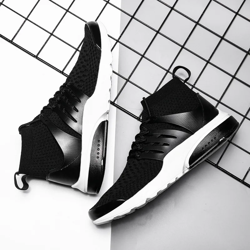 New Style Mesh wa zi xie Men's Breathable Spring And Summer Running Men Casual Fly Woven MEN'S SHOES Q1909