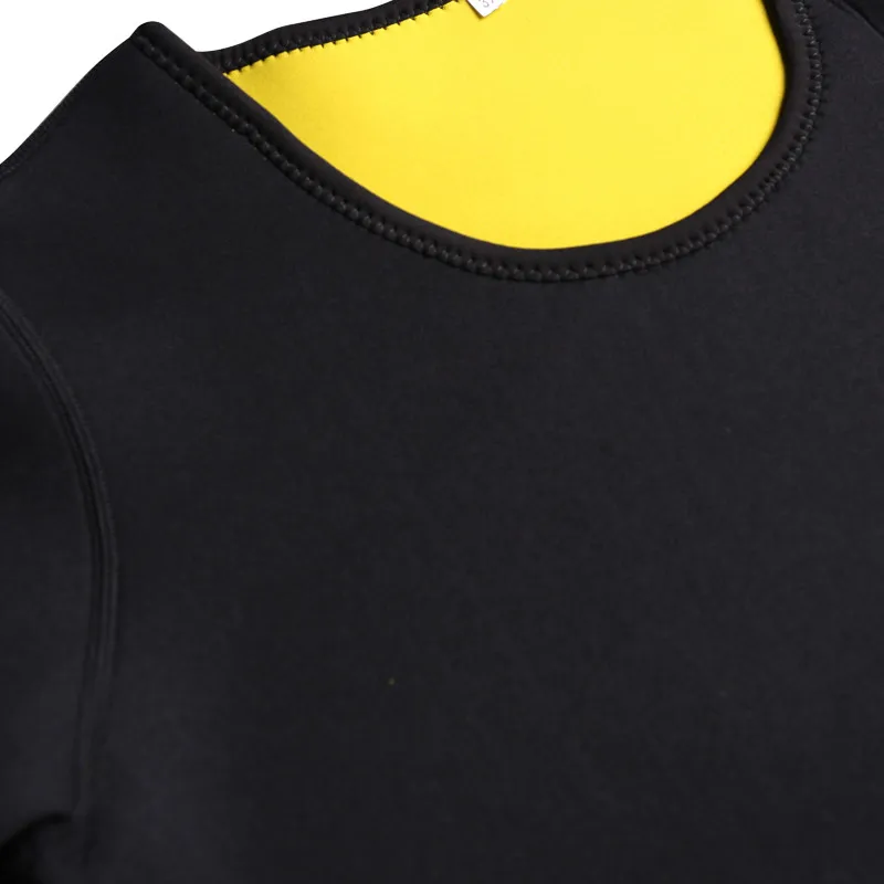 Sexywg Mens Underwear Waist Shapwer Neoprene Super Stretch Control Long Sleeve Bodyshape Sweatshirt Male Belt Long johns Tops (7)