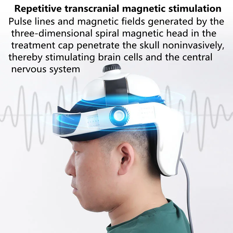 RTMS repetitive transcranial magnetic stimulator for stroke insomnia depression anxiety schizophrenia autism HYPERactivity 4