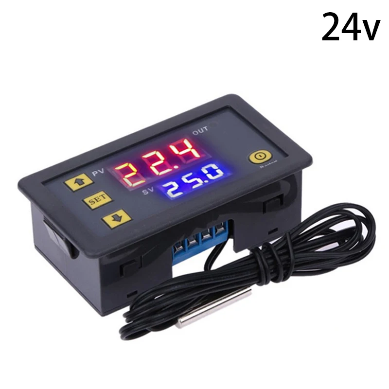 12V 24V 110V-220V 20A Digital Temperature Controller LED Display Thermostat Meter Temp Sensor Switch Regulator