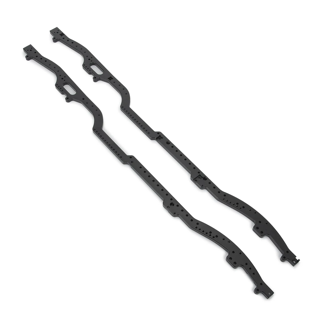 YEAHRUN 1 пара стальные 6x6 Шасси Рама рельсы для осевой SCX10 90046 90047 1/10 Rc Гусеничный