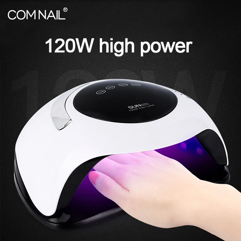 

120W High Power Nail Dryer Fast Curing Speed Gel Light Nail Lamp LED UV Lamps For All Kinds of Gel With Timer And Smart Sensor