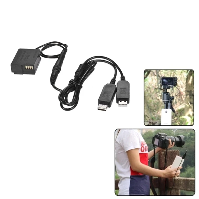 DMW-DCC8 соединитель постоянного тока USB Мощность адаптер Камера Зарядное