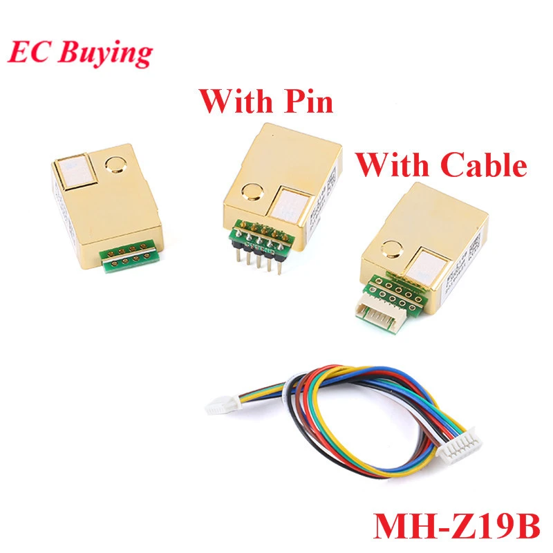 Dasing MH-Z19 Modulo Sensore CO2 A Infrarossi MH-Z19B Sensore Gas Anidride Carbonica per Monitor CO2 0-5000Ppm MH Z19B Dasing MH-Z19 Modulo Sensore CO2 A Infrarossi MH-Z19B Sensore Gas Anidride Carbonica per Monitor CO2 0-5000Ppm MH Z19B