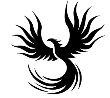 15.9CM*15.9CM Mythological Decorate Phoenix Pattern Car Body Of Sticker Vinyl Decal Black/Silver N1009 | Дом и сад